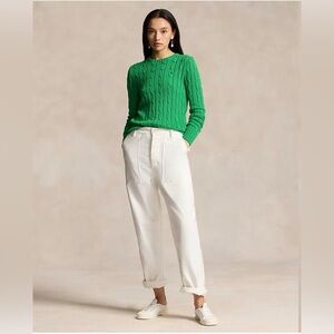 Vintage Ralph Lauren Cable-Knit Crewneck Sweater